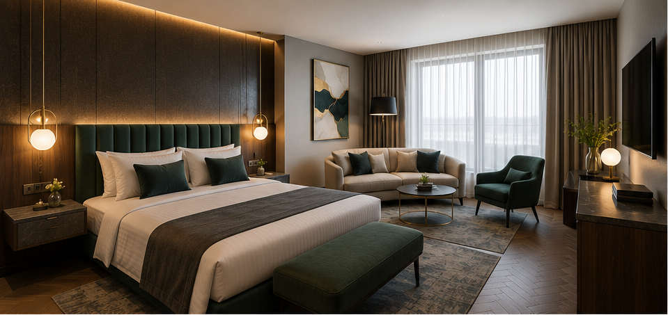 Deluxe Room at Walborg Hotel Prague