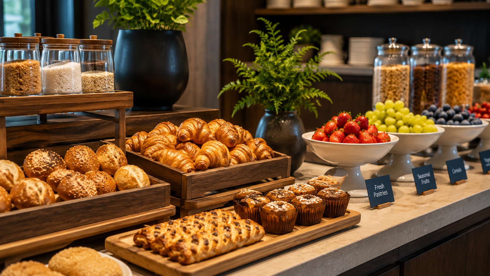 Breakfast buffet