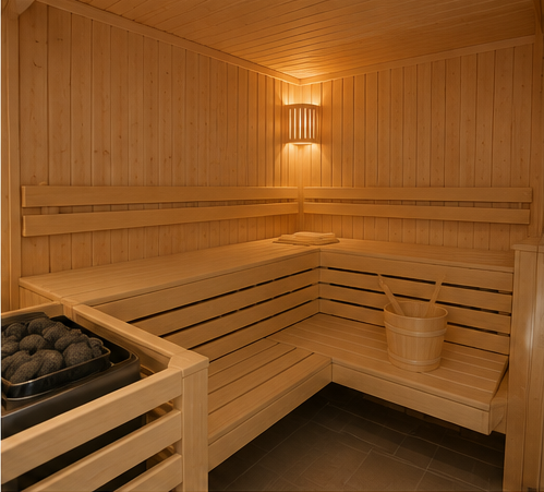 Sauna at Walborg Hotel Prague